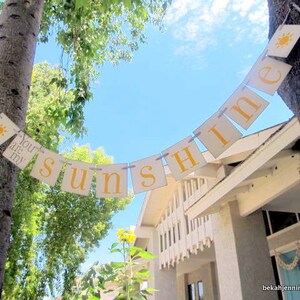 You are my Sunshine Sign Banner, photo prop, special occasion banner, birthday banner, back to school, graduation, summer decor image 2