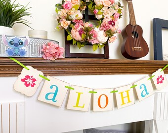 Aloha Summer Banner Garland Swag Décoration