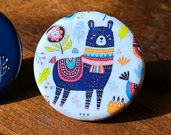 Adorable Llama illustration custom Cabinet Knobs & Drawer pulls