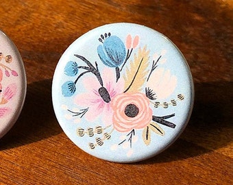 Floral mid-cenury mod custom Cabinet Knobs & Drawer pulls