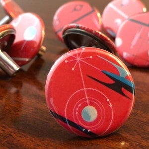 ONE New retro Mid-Century MOD space themed Custom Cabinet Knobs & Drawer pull