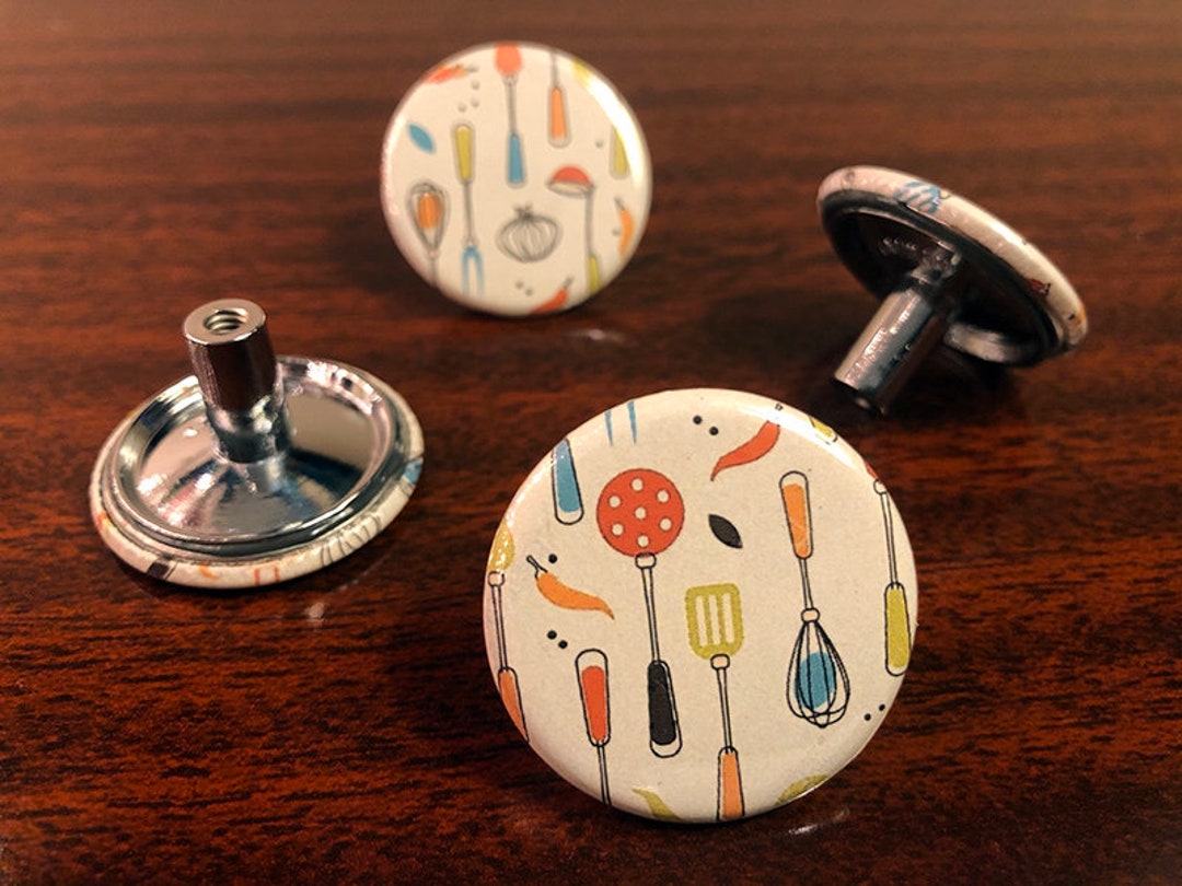 New Retro 50's Kitchen Custom Cabinet Knobs & Drawer Pulls - Etsy