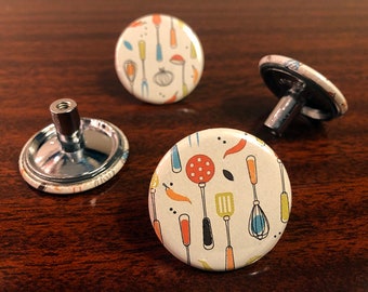 New retro 50's kitchen Custom Cabinet Knobs & Drawer pulls