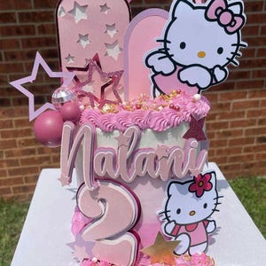 HK Kitty Cake Topper Set