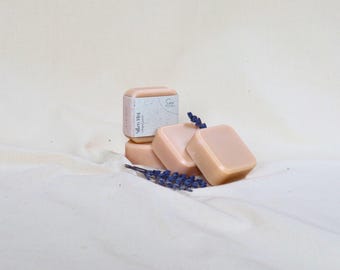 Handmade, 100% Natural Vegan Soap Bar (Mini) – Pink Illite clay, lavender, cedarwood