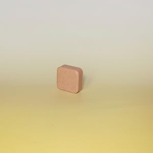 Turmeric Solid Soap: Natural, Vegan Mini Bar with Lemon, Rosemary & May Chang Essential Oils.