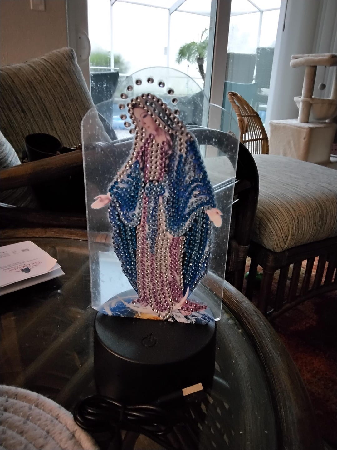 Virgin Mary Light - Etsy