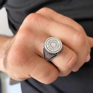 Antique Silver Seal Ring - Etsy