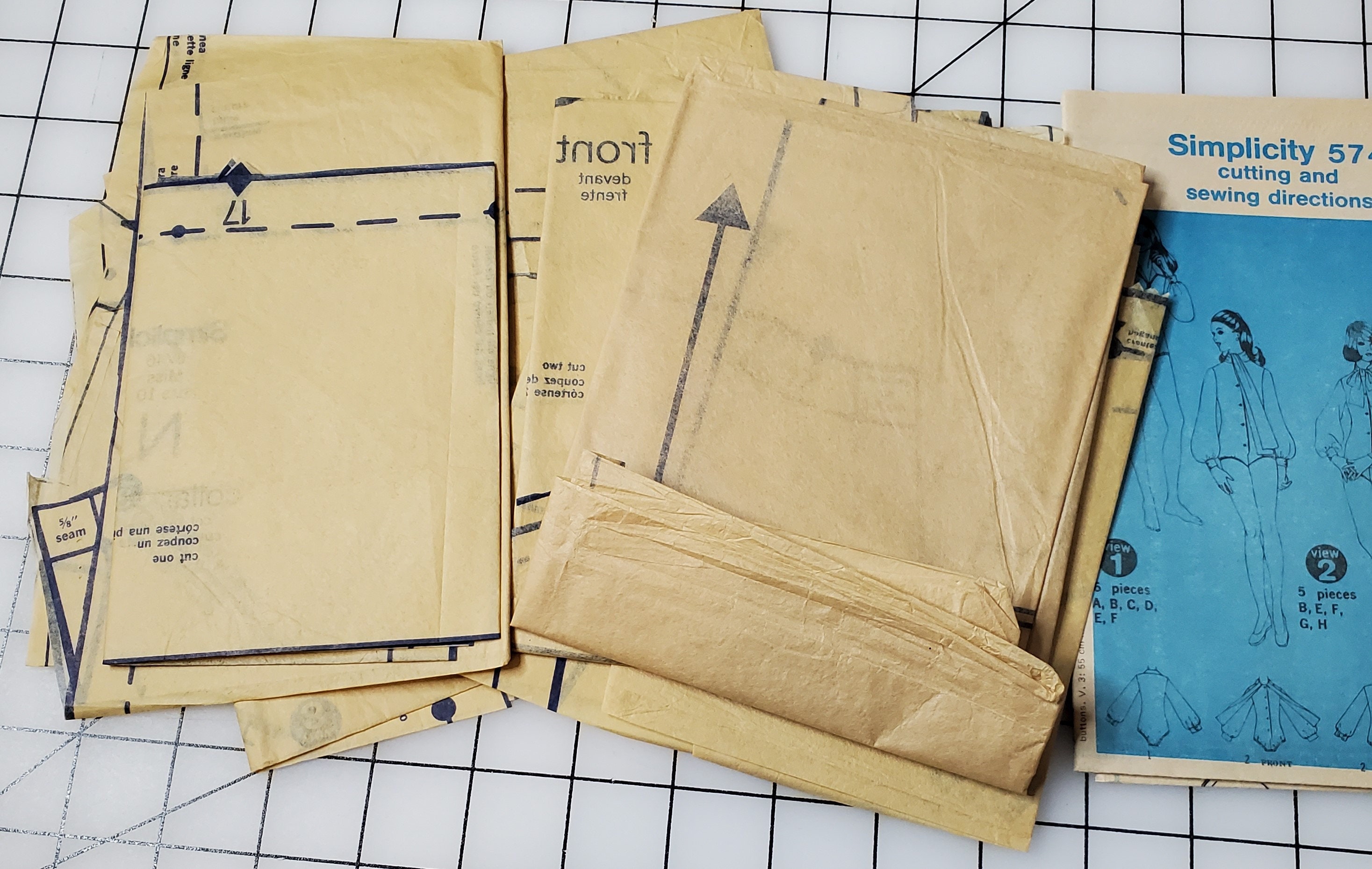 Vintage Simplicity 5746 Knit Bodysuits Misses' Size 10, Bust Vintage Simplicity 5746 Knit Bodysuits Misses' Size 10, Bust