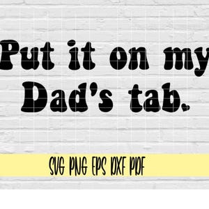 Ponlo en la pestaña de mi papá Gorra de camionero retro Diseño divertido para papá svg png eps dxf pdf sublimación, Ponlo en la pestaña de mi papá/papá/papito/día del padre divertido