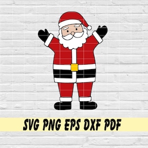 Papai Noel design digital svg png eps dxf pdf sublimação/Natal/Natal/Papai Noel/feriado/Vetor Papai Noel/Clipart de Papai Noel/Chris Kringle svg