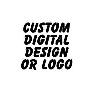 Diseño digital personalizado o logotipo en formato de archivo SVG, PNG, PDF, DXF, EPS o JPEG