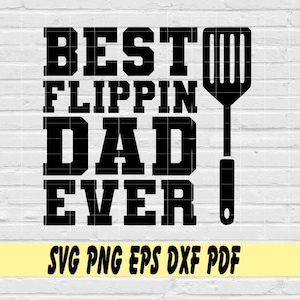 Beste flippin vader ooit svg png eps dxf pdf/vaderdagcadeau svg/vader schort svg/spatel svg png clip art/papa svg/vader svg/leuk grillschort