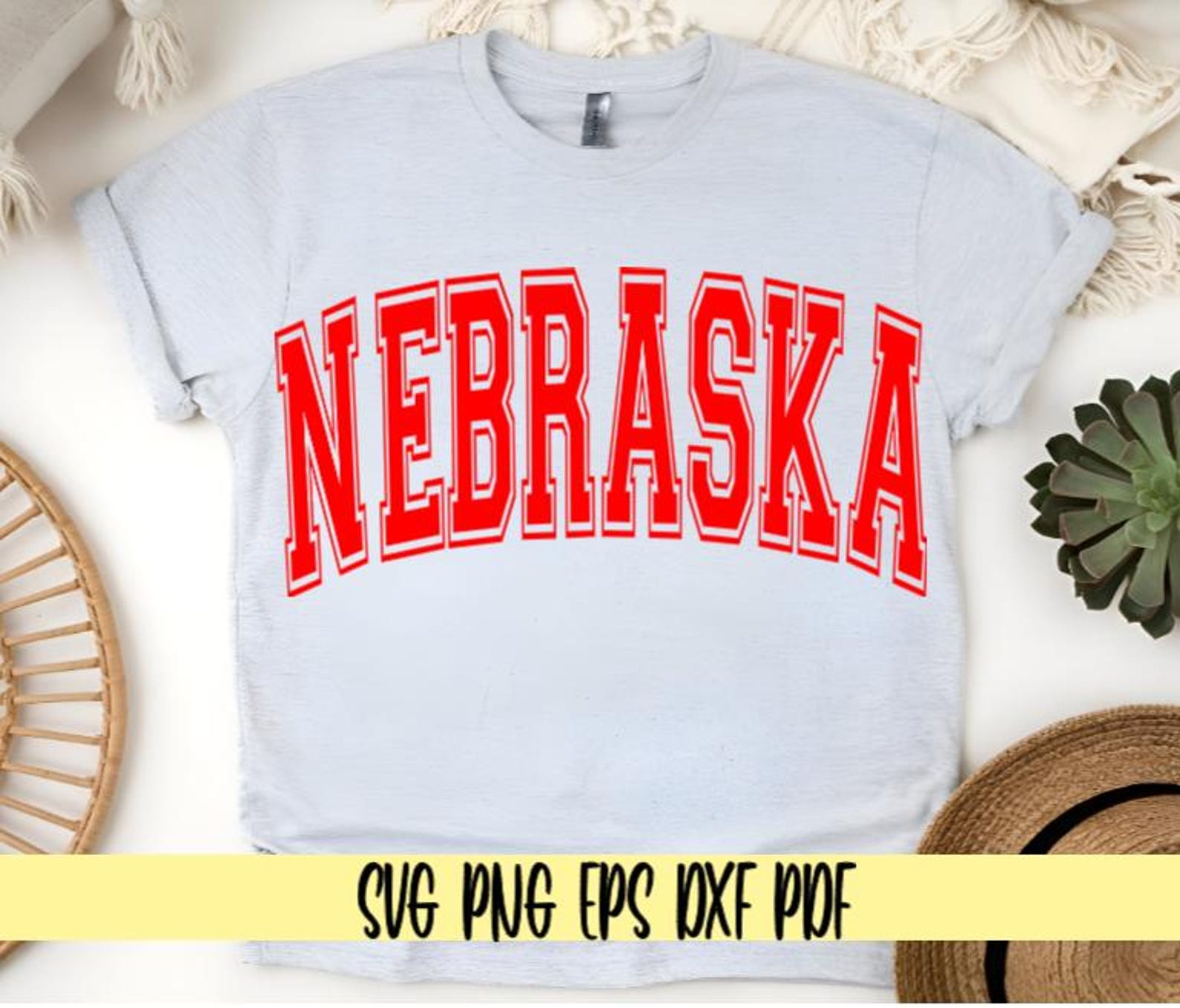 Nebraska Svg Png Eps Dxf Pdf Sublimation/nebraska Varsity Letters ...