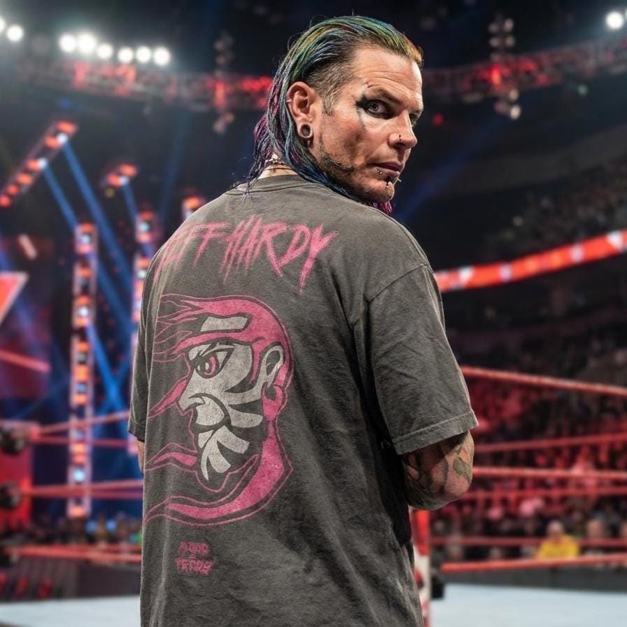 Jeff Hardy WHC 2009 Vintage Heavyweight Tee - Etsy