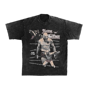 Jean Silva MMA Tee: Vintage Washed Heavy Cotton Graphic Tee