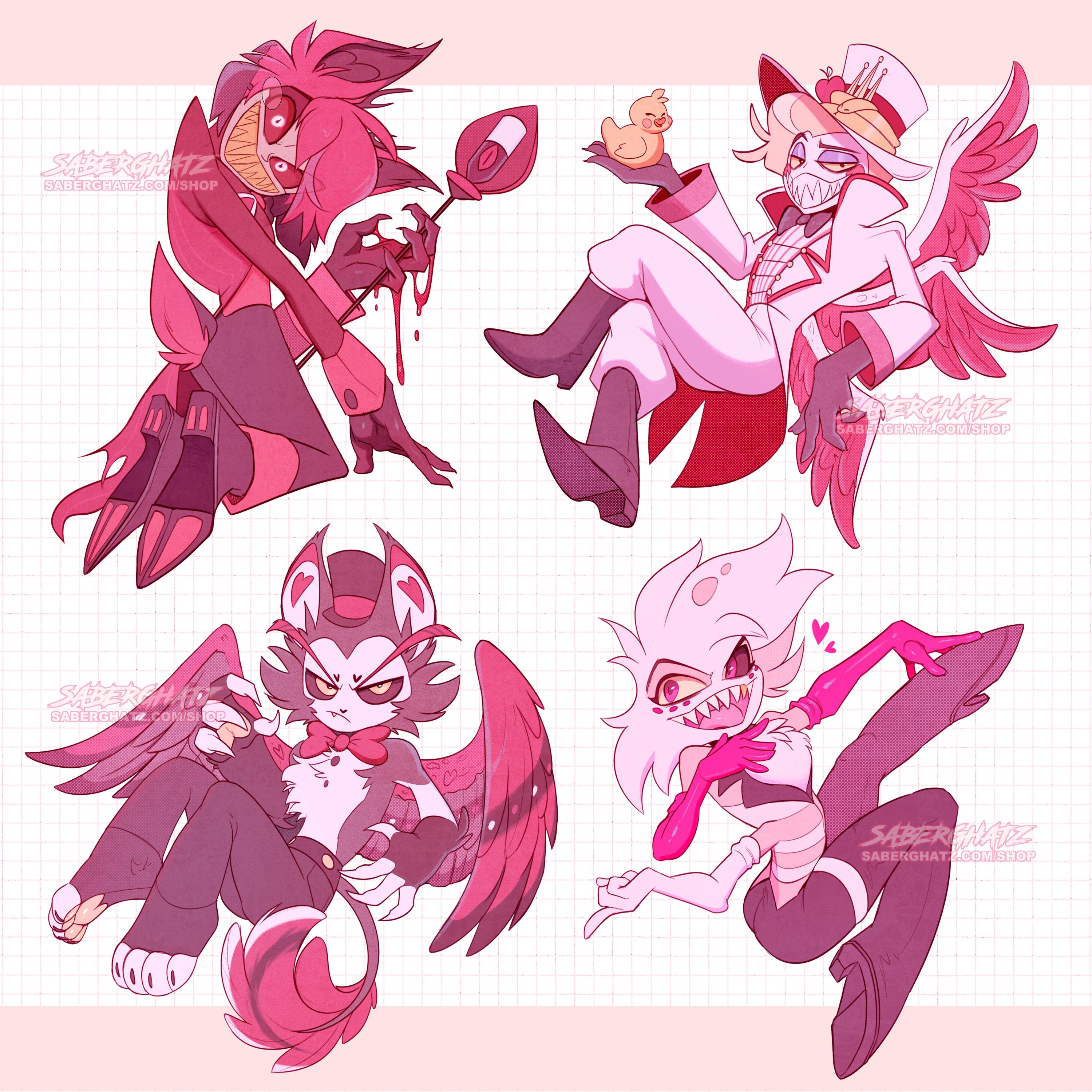 Hazbin Hotel Acrylic Charms!