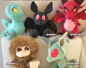 Cryptid Collection Plushies