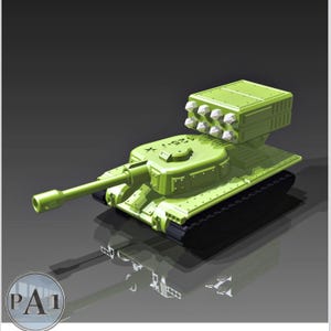3D Printed Tank Model Kit: Military Diorama, Wargame Assembly