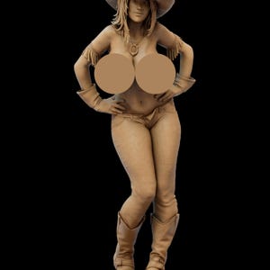 Figura Tina Armstrong NSFW - CA3D Fan ART Design - Resina impressa em 3D - Qualidade 12K - Fantasia Femme Fatale - Escultura sem pintura/desmontada