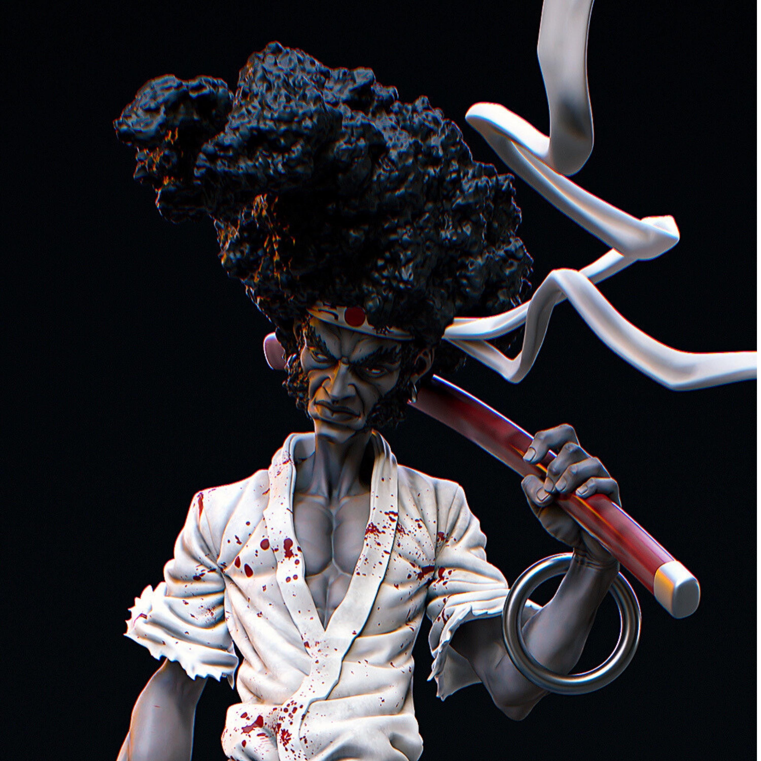 Afro Samurai Figure - Etsy