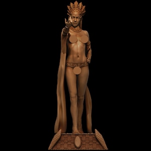 AKASHA  Sexy NSFW Figure / 12K Quality / Resin 3D Print / Femme Fatale Fantasy / High Detailed CA3D Fan Art Design Unassembled / Unpainted
