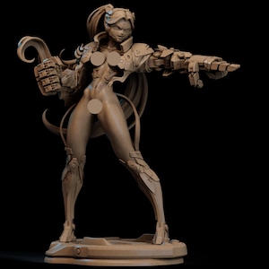 Rebecca Smasher Figure: 12K Resin Unpainted GK Kit - CA3D Fan Art