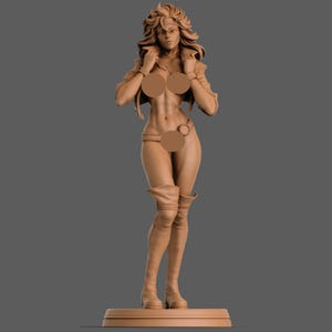 Sexy NSFW Figurine Rogue 12K Quality Resin Print - Unpainted / Painted / Unassembled GK Kit - CA3D Fan ART Design - Femme Fatale Fantasy