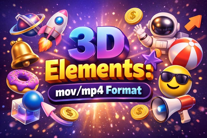 Musikvideo-LUTs, Bewegungs-Overlays, Übergänge, Soundeffekte, animierte Hintergründe, animierte Emojis, Videoanimationselemente und mehr Bild 5