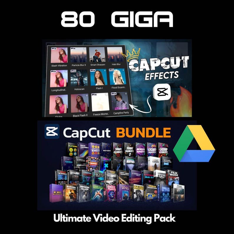 Musikvideo-LUTs, Bewegungs-Overlays, Übergänge, Soundeffekte, animierte Hintergründe, animierte Emojis, Videoanimationselemente und mehr Bild 1