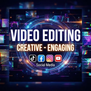 Professioneller Video-editor für youtube, tiktok, instagram, facebook, vlog, podcast, Social Media, Videobearbeitung