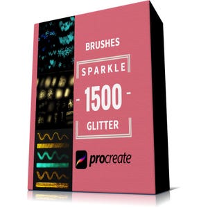 Glitter Brushes for Procreate | Shine, Sparkle, and Glitter Effects