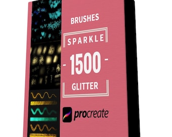 Glitzer Pinsel für Procreate | Glanz-, Funkel- und Glitzereffekte