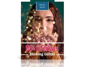 weht Glitzer-Overlays, Gold-Glitter-Overlays, Staub-Overlay, Photoshop-Overlays, funkeln Overlays, Hochzeit-Overlay, 90+