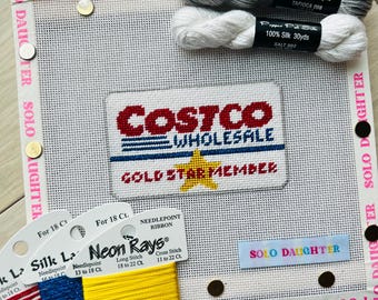 PRE-ORDER: Costco Card Needlepoint Canvas