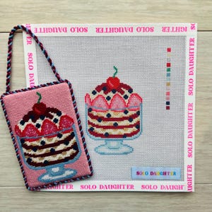 PRE-ORDER Triple Berry Trifle Needlepoint Canvas