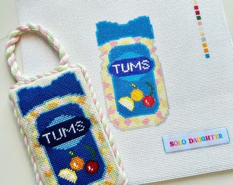 Tummy Issues Needlepoint Canvas