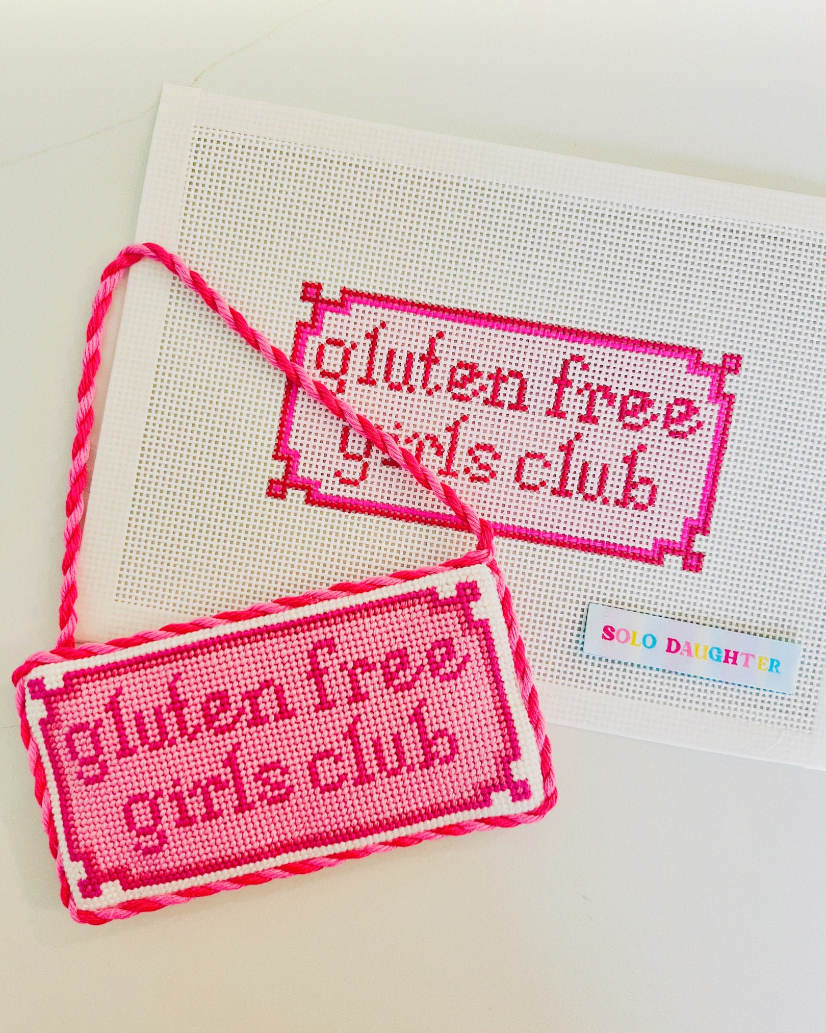 PRE-ORDER: Gluten Free Girls Club Needlepoint Canvas