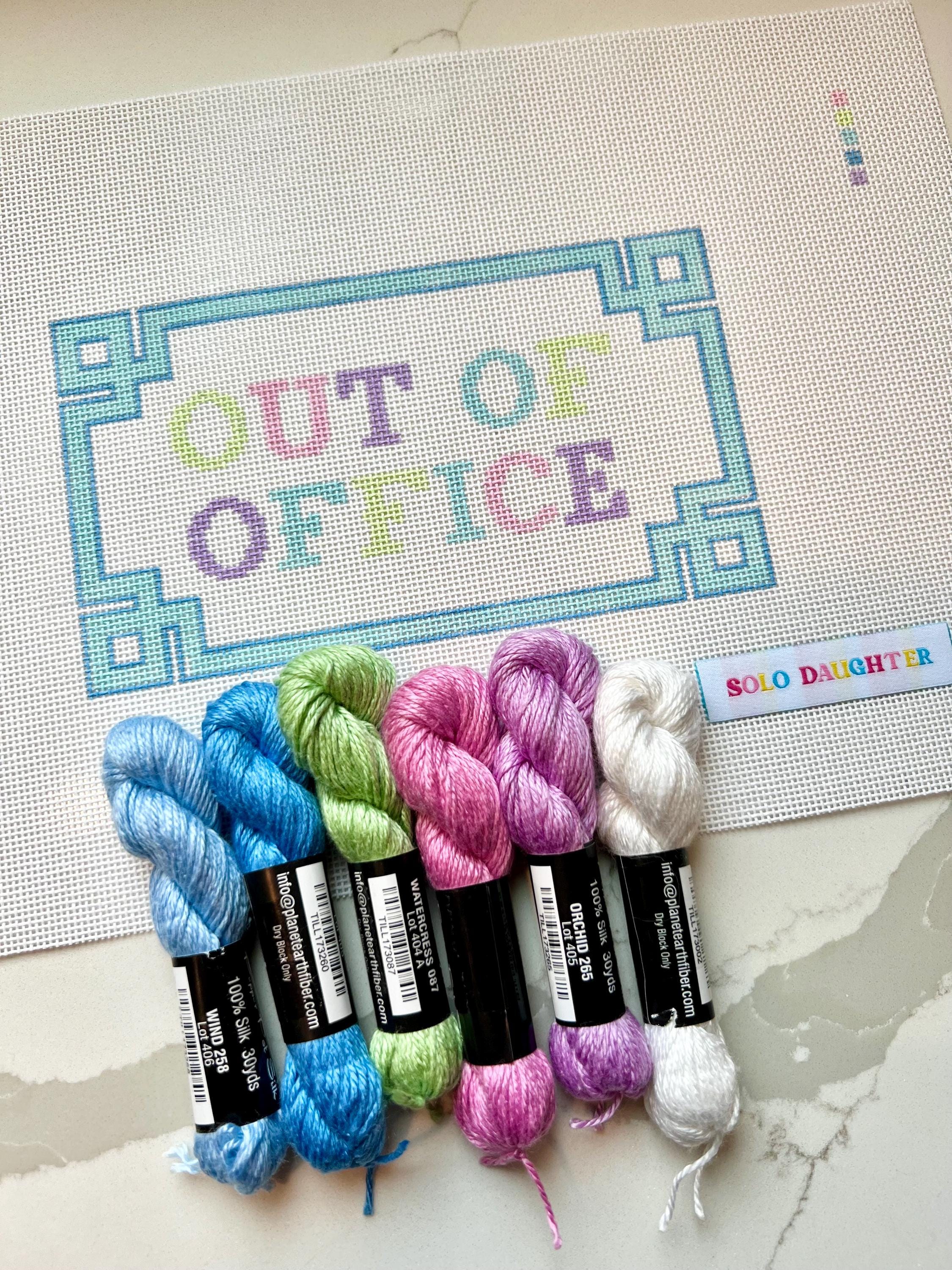 Out Of Office (OOO) Needlepoint Canvas