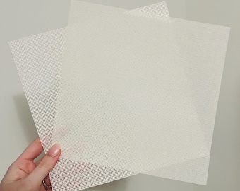 Pre-Cut Blank Needlepoint Canvas Square 8”x8”