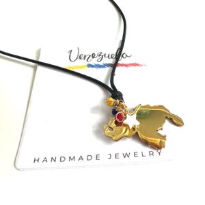 Venezuelan Necklace, Venezuelan Gifts, Flag Venezuelan Jewelry, Venezuela Souvenir, gifts for Venezuelan immigrants