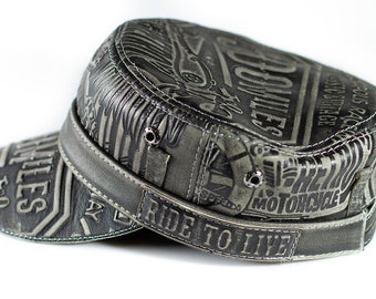 DIESEL REBOOT-BLACK-BIKER-CAP DIESEL キャップ