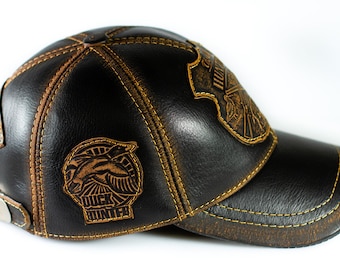 Royal Hunter Cappellino Baseball Verde Scuro – Berretto Con Toppa Cervo In Pelle, Chiusura Velcro, Unisex Per Cacciatori E Outdoor - 4