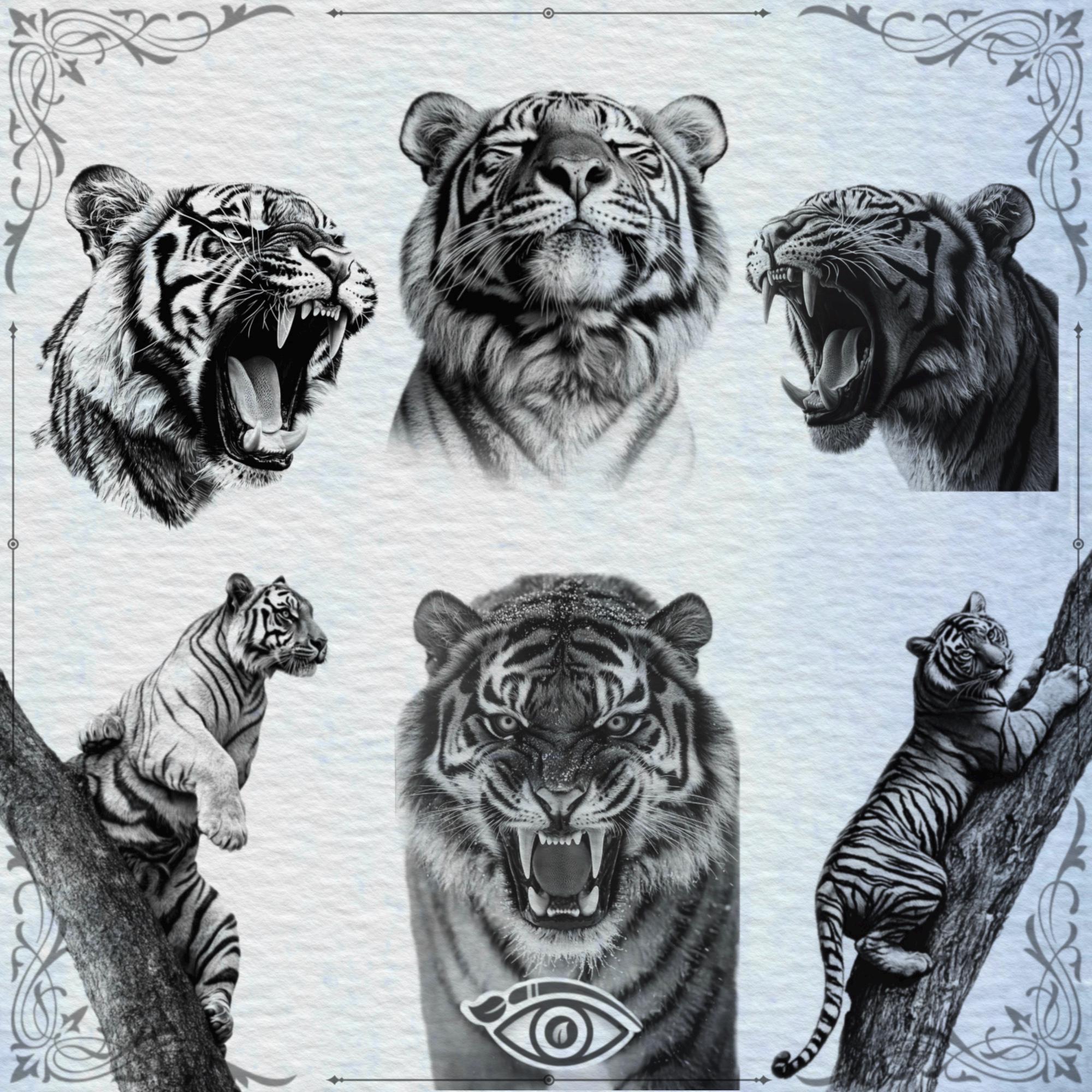 Procreate Wild Animals Brush Stamps – 200 Fierce Tattoo & Digital ...