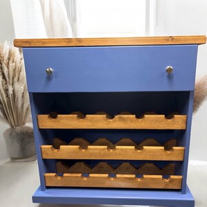 Wine Rack Side Table Unit - Finnished in your paint colour choice
