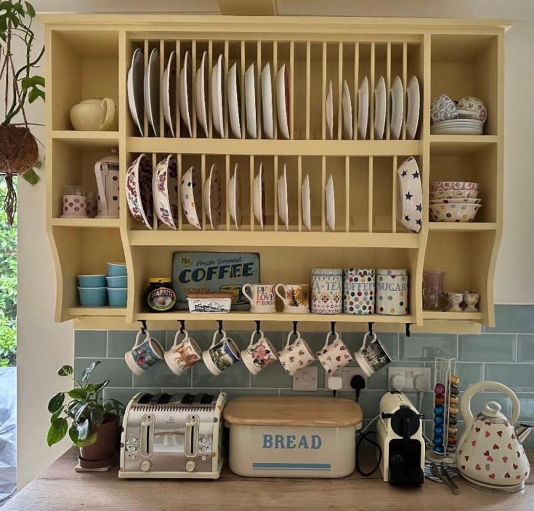 Wicklow Handcrafted Bespoke Custom Made to Order Plate Rack Kitchen ...