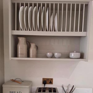 Winston Plate Rack Kitchen Storage - Painted in your colour choice