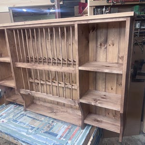 The southsea Plate Rack Kitchen Storage - Painted in your colour choice