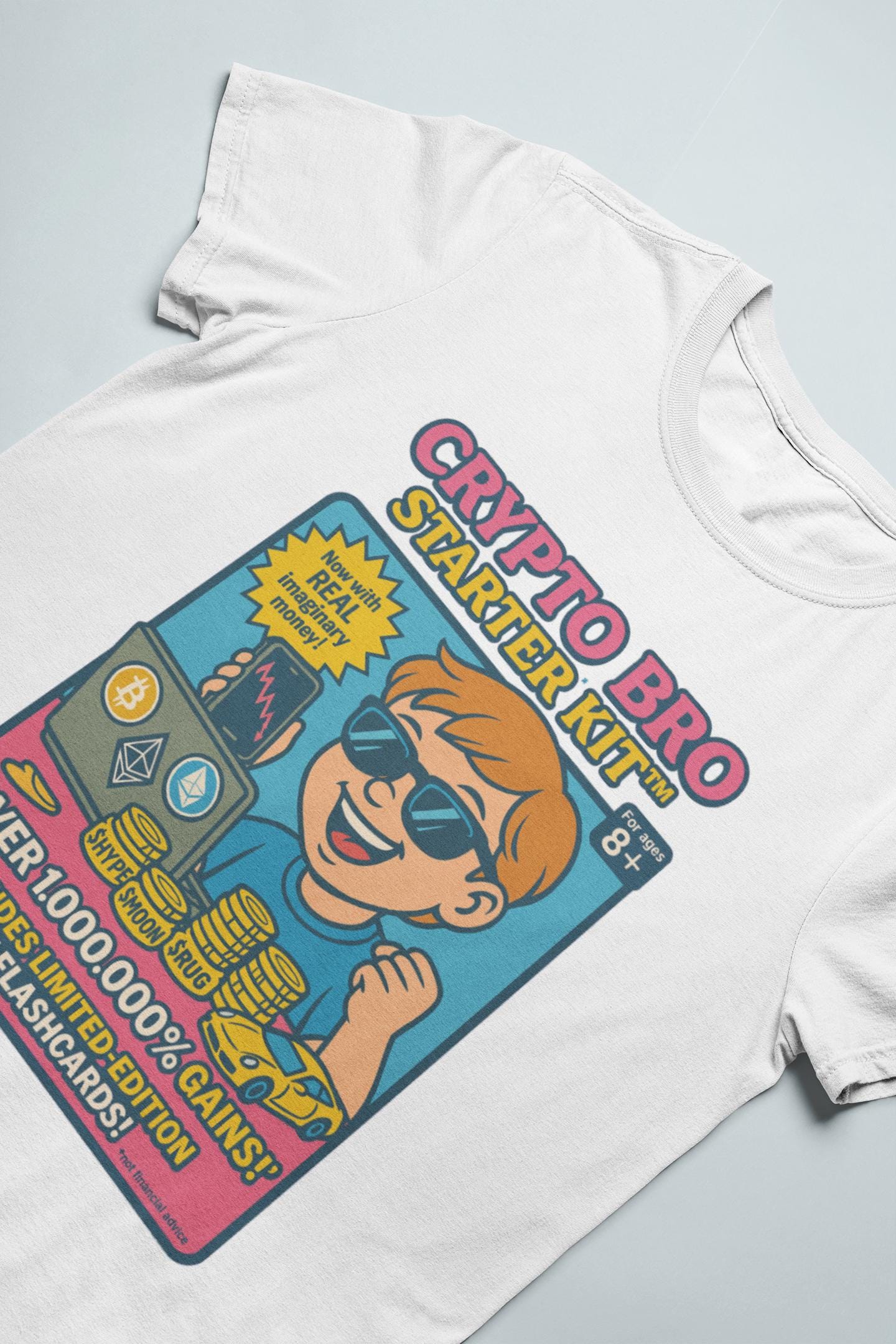 Crypto Bro Starter Kit™ T-shirt – Funny 80s Retro Toy Ad Parody Tee –  Bitcoin Meme Shirt – Vintage Style Graphic Tee for Men & Women A1 - Etsy