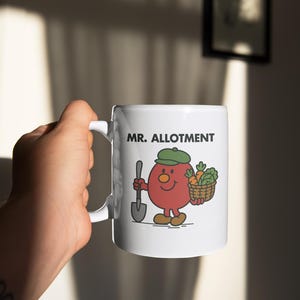 Novelty Mr Allotment  10oz Coffee Mug - Funny Men Male Cup For Secret Santa Christmas Birthday Allotment Friend Office Coffee Mug m5